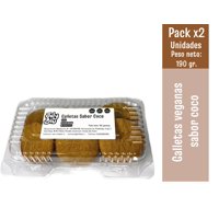 Joly Blu - Pack X2 Galletas Veganas Sabor Coco 190 Gramos