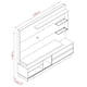 thumbnail image 3 of Estante Home Vicente Titanio Carvalho, 3 of 4