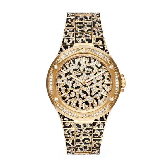 Reloj Michael Kors Lennox de acero inoxidable dorado para mujer