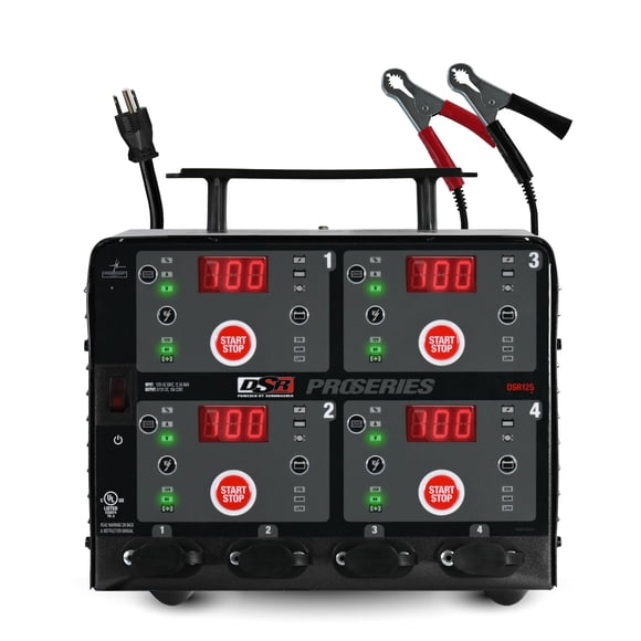 Cargador De Batería Dsr125 De 4 Canales 10a 6v 12v