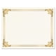 thumbnail image 3 of Papel para certificados Fine Stationery Empire Gold & White, pergamino, paquete de 100, 3 of 7
