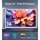 thumbnail image 2 of Extensor de pantalla para portátil Ladomi S1 14" FHD 1080P IPS, 2 of 8