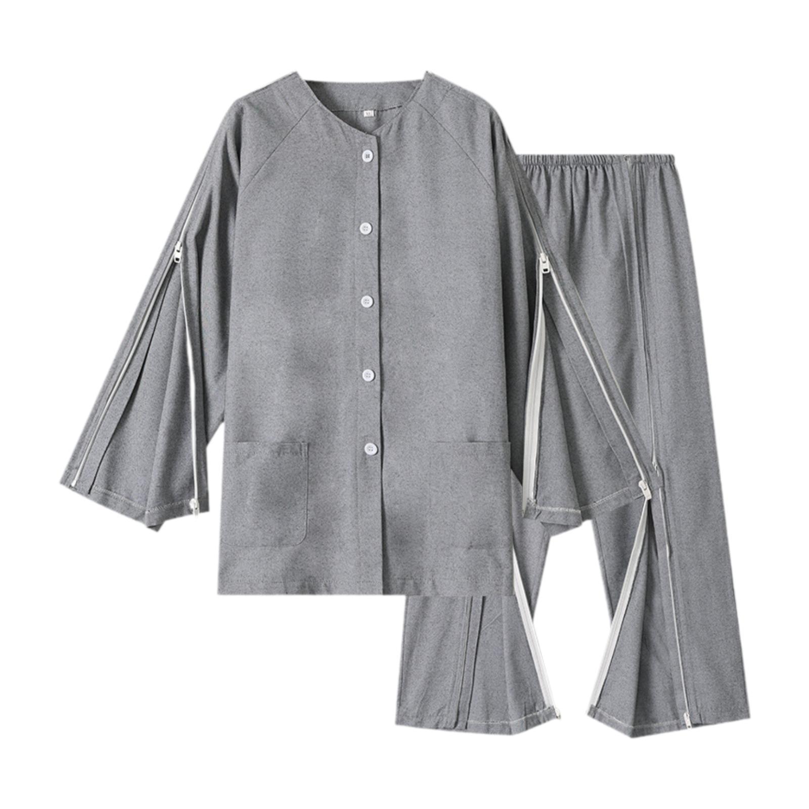 Ioensy - Ropa Para Pacientes Postrados En Cama Easy Wears Pantalones Posquirúrgicos Para Pacientes Quirúrgicos M