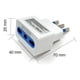 thumbnail image 4 of Adaptador Enchufe 10/16a C/protección Blanco Certificado, 4 of 6