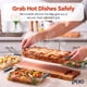 thumbnail image 4 of Juego de 8 fuentes de vidrio pexo con tapas – aptas para horno, 4 of 9