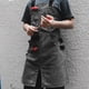 thumbnail image 2 of Delantales de carpintería para hombre y mujer | Delantal de trabajo de lona encerada resistente con bolsillos | Tirantes cruzados | Delantal ajustable hasta talla XXL | Regalo para carpintero, 2 of 5