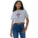 thumbnail image 1 of Polera Mujer Fun Manga Corta Crop Gris Claro Corona, 1 of 5
