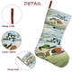 thumbnail image 5 of Rana y Sapo Tema: Calcetines de Navidad, fino lino blanco para colgar en escaleras y chimenea, decoración navideña para el hogar, regalo de Navidad. 45cm × 32cm, 5 of 5