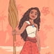 thumbnail image 4 of Camiseta Disney Moana and Friends para niña, paquete de 2, talla 7/8, 4 of 6