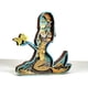 thumbnail image 1 of Figura decorativa sirena en madera, 1 of 3