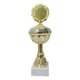 thumbnail image 1 of Copa Metálica Con Base Mármol 25.7cm, 1 of 1