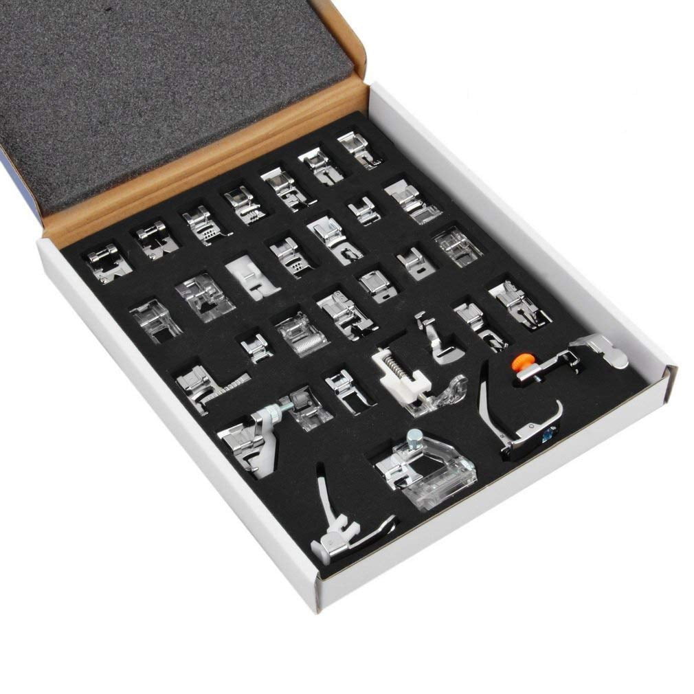 Juego De Prensatelas Para Máquina De Coser Anyqoo 32 Piezas Para Máquina De Bajísimo Brazo