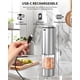 thumbnail image 3 of Molinillo de pimienta eléctrico CIRCLE JOY recargable de acero inoxidable de 95 ml, 3 of 6