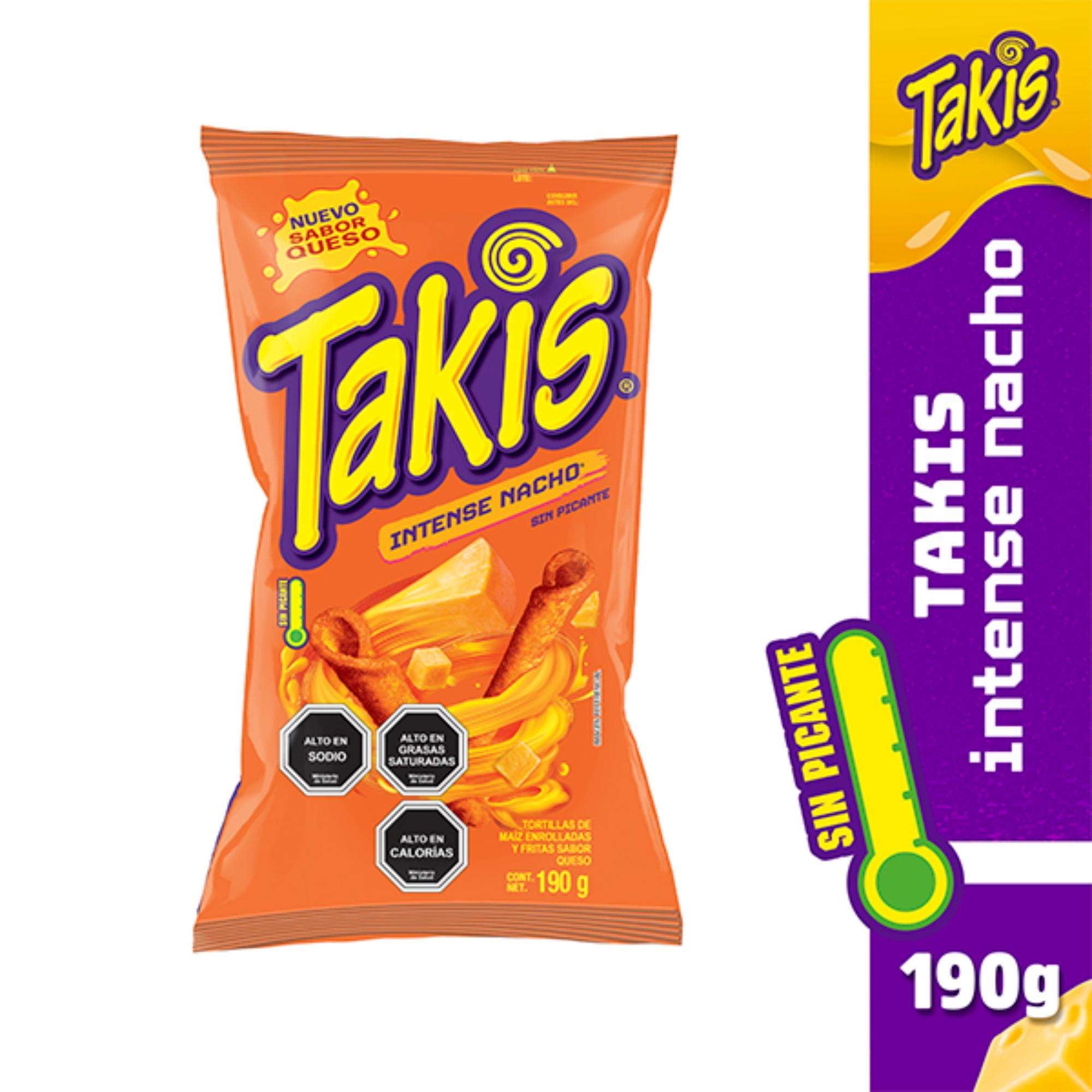 Tortilla Maíz Intense Nacho 190 g Takis