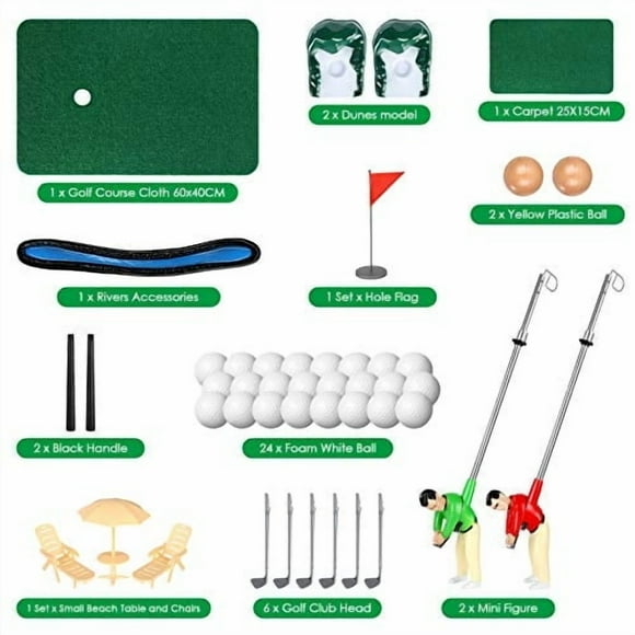 Wassteel Mini Golf Juguetes para niños Regalos divertidos de golf, regalo de jubilación Do