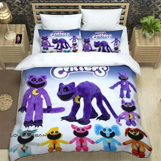 S-smiling critters Bedding Sets exquisite bed supplies set duvet cover comforter set bedding set luxury birthday gift Bed Sheets