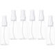thumbnail image 1 of Mini Travel Spray Botellas, 2oz/50ml Transparente Vacío Plastic Containers con Niebla fina Sprayer, Set de 6 con Etiquetas Incluidas, 1 of 7