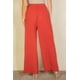 thumbnail image 4 of Saronite Pantalones Minimalistas de Pierna Ancha con Cordón Ajustable en la Cintura, Negros (para Mujer), 4 of 5