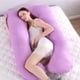 thumbnail image 2 of Almohada para embarazadas, almohada en forma de U desmontable y lavable, cojín grande, almohada de cintura, 2 of 5