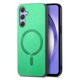 thumbnail image 3 of Magnetic Slim Case for Samsung Galaxy A54 with Camera Guard & Anti-Scratch Back Green, 3 of 6
