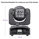 thumbnail image 5 of Luces LED para DJ Gobo Light ZKYMZL, 60 W, con cabezal móvil, 5 of 6