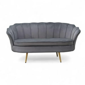 Rh Furniture - Sofá Petalo Gris