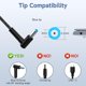 thumbnail image 4 of Cargador de 65 W, 19,5 V, 3,33 A, compatible con el portátil HP 17 ROLADA, 4 of 7
