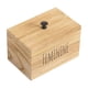 thumbnail image 2 of Contenedor De Cápsulas De Detergente, Contenedor De Pelusas, Organizador Con Tapa, Dispensador De Perlas De Detergente, Color Madera, 2 of 5