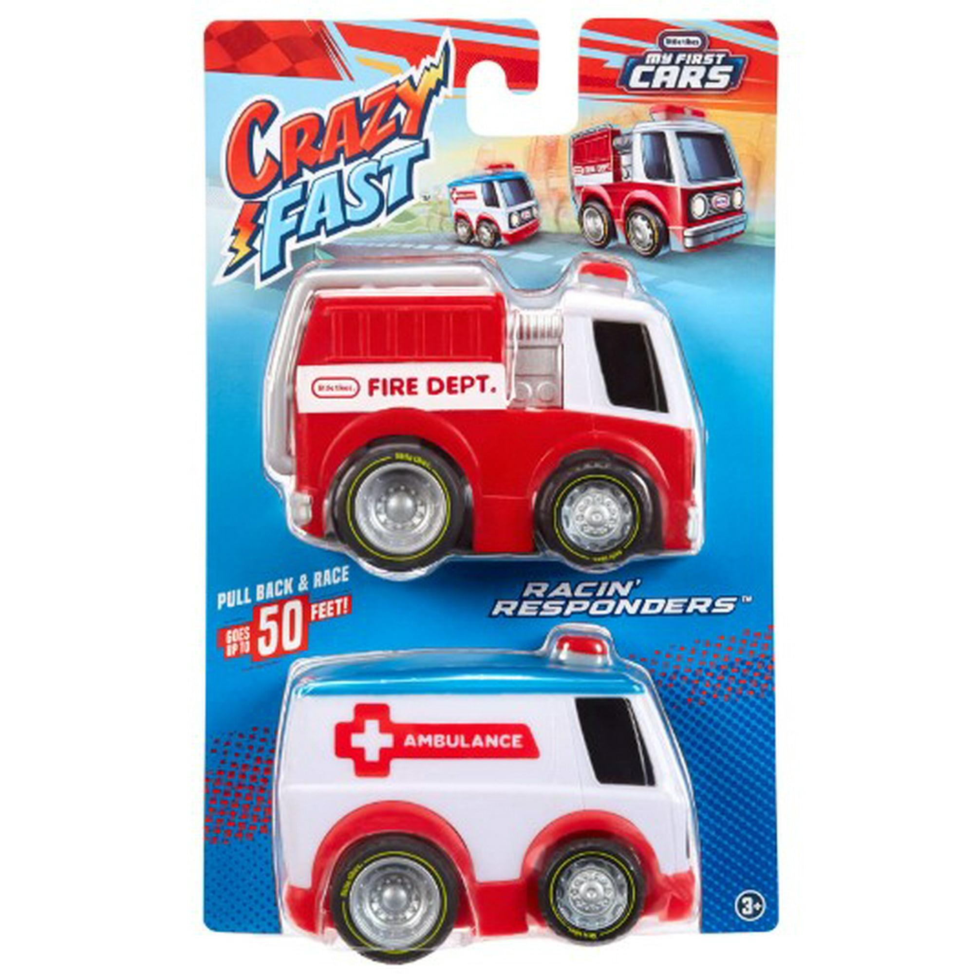 Vehículos De Emergencia Mini Crazy Fast Little Tikes.