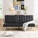 thumbnail image 1 of sofa bed black pvc, 1 of 3