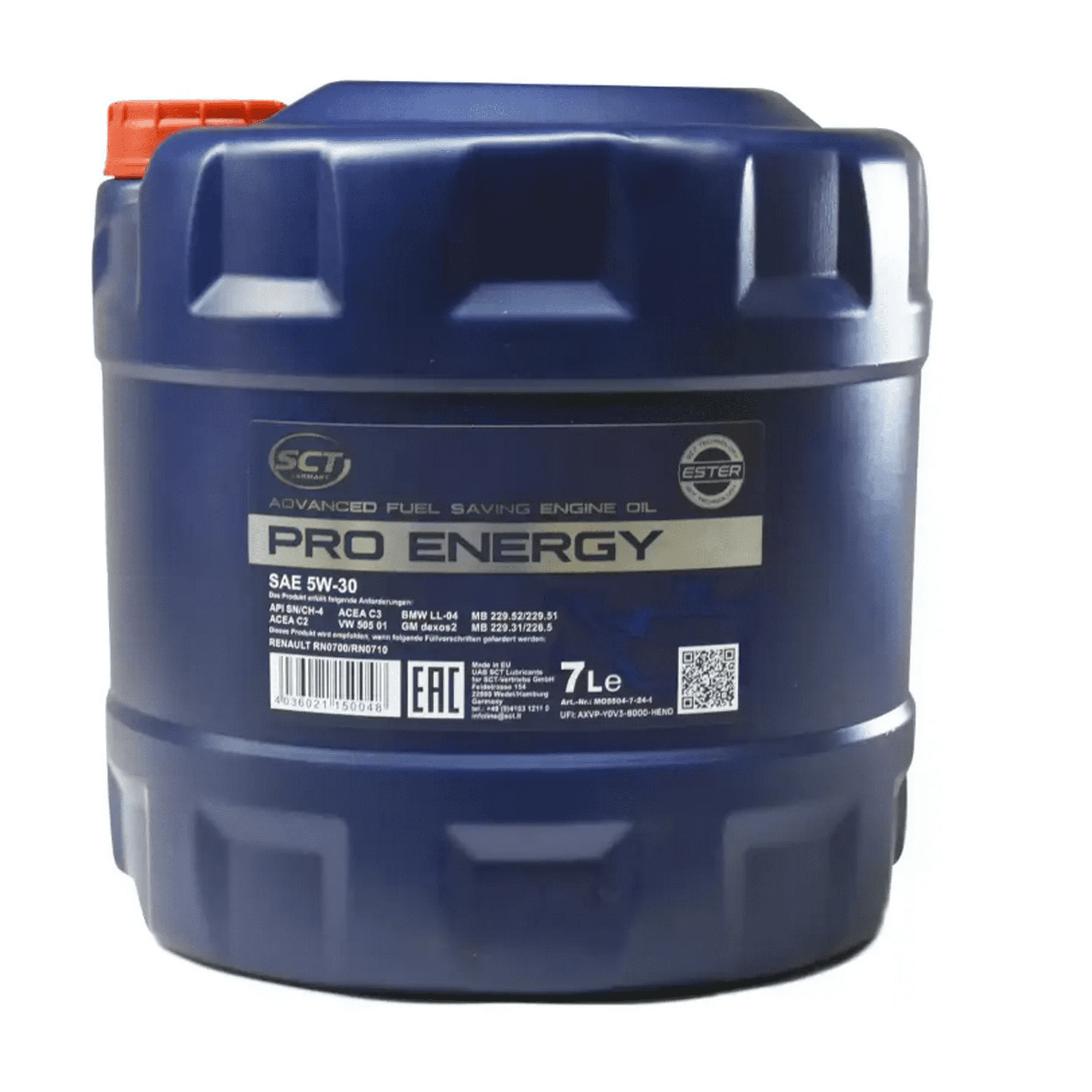 Aceite Motor Sct Pro Energy 5w-30 7 Litros 100% Sintético