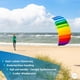 thumbnail image 5 of Stunt Kite HQ Symphony Beach III 1.8 Rainbow de doble línea, 5 of 8