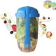 thumbnail image 1 of Juego de recipientes para ensalada fresca para llevar, vaso mezclador de ensalada Keep Fit con tenedor y soporte para aderezo, 1 of 5