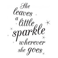 Rienda Libre Graphics - Decomural She Leaves A Little Sparkle Nursery Ws-44277