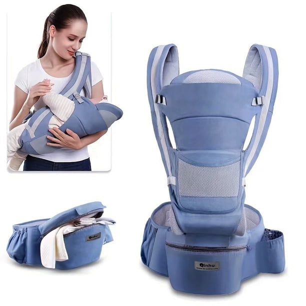 Newborn 0-48 Month Ergonomic Baby Carrier Infant Baby Hipseat Carrier 3 In 1 Front Facing Ergonomic Kangaroo Baby Wrap Sling