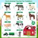thumbnail image 2 of Juguetes de animales de granja Ellinjan con granero, 2 of 3