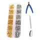 thumbnail image 2 of de de crimpado para hacer joyas Tubo de crimpado de perlas Hallazgos Suministros Alicates de crimpado de Colores para , 12 rejillas, 2 of 4
