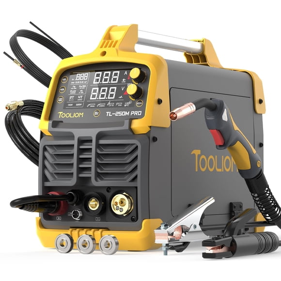 Soldadora TOOLIOM Aluminium MIG 250A 110V/220V con pulso 5 en 1