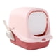 thumbnail image 5 of Bandejas De Arena Para Gatos Cerradas Con Capucha, Entrada Frontal Grande Con Bandeja De Arena Para Gatos Con Pala, Color Rosa, 5 of 5