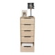 thumbnail image 2 of Cómoda Alta 5 Cajones 107x45x41 Cm Beige Y Blanco, 2 of 9