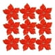 thumbnail image 5 of Pack 10 Flores Navideñas Adorno Navidad Árbol Con Clip φ 14cm. Flores artificiales decorativas, 5 of 5