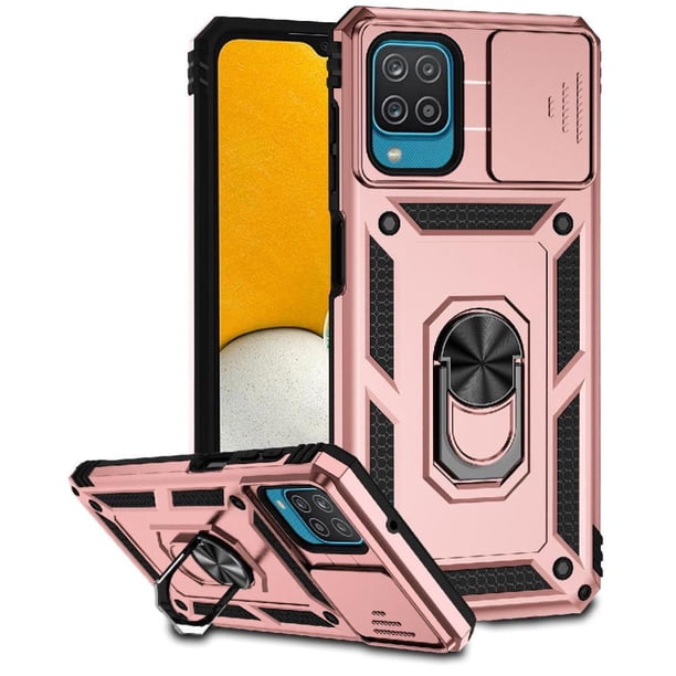 Estuche GANGXUN para Samsung Galaxy A12, soporte giratorio 360°, estilo mecánico y magnético