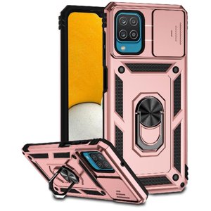 Estuche Gangxun Para Samsung Galaxy A12, Soporte Giratorio 360°, Estilo Mecánico Y Magnético