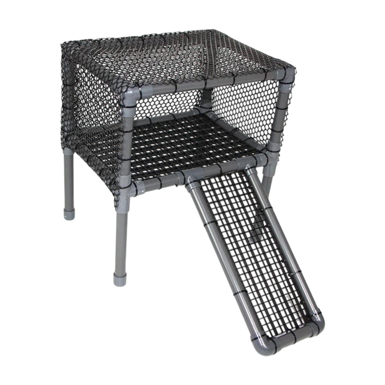 Magideal - Plataforma De Descanso Para Tortugas Con Rampa Decoración De Acuario Terraza De Reposo Accesorio De Pp Seguro Adecuada Para Animales Acuáticos C