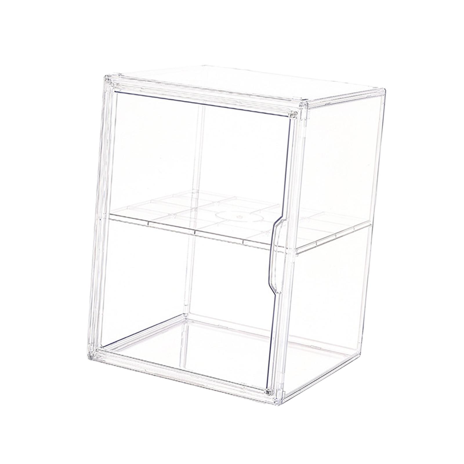 Magideal - Estuche De Almacenamiento Para Exhibición De Figuras, Caja De Presentación Para Modelo De Coche, Estuche De Exposición Para Figuras De Acción, Escapar Doble Capa