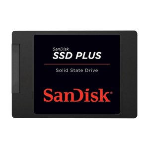 Unidad De Estado Sólido Sandisk Ssd Plus 1Tb, 2.5"" Sata Iii, Lec. 535Mb/S, Esc. 350Mb/S, Negro