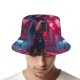 thumbnail image 4 of Dachshund Sombrero bucket para adultos, gorra de protección solar, sombrero de pescador plegable para viajes al aire libre, pesca y actividades de verano, 4 of 6