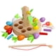 thumbnail image 1 of Juego De Cosecha De Zanahorias, Habilidad Motora Fina, Juguete Montessori Para Niñas Y Niños, Juego Preescolar 3 En 1, 1 of 3
