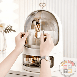 Estilodomus - Organizador De Cosméticos Con Bandeja Giratoria Elegante