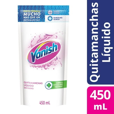 Quitamanchas Líquido Ropa Blanca Doypack 450 Ml Vanish
